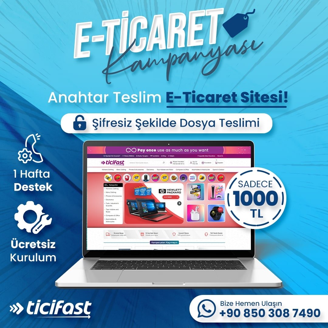 E-Ticaret Yazılımları